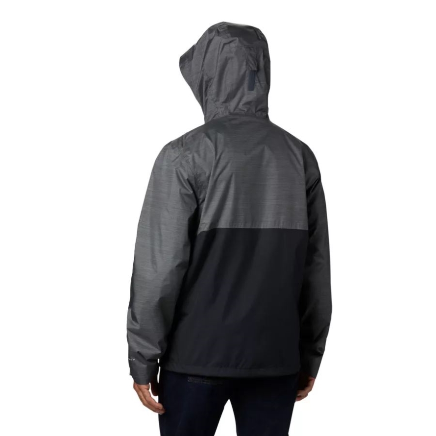 Columbia Black/Graphite Heather Men's Inner Limits II Waterproof Jacket