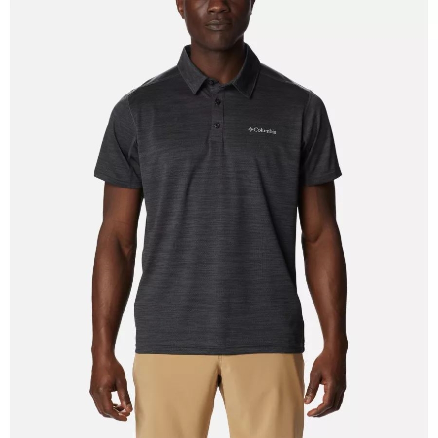 Columbia Black Heather Men's Alpine Chill Zero Polo
