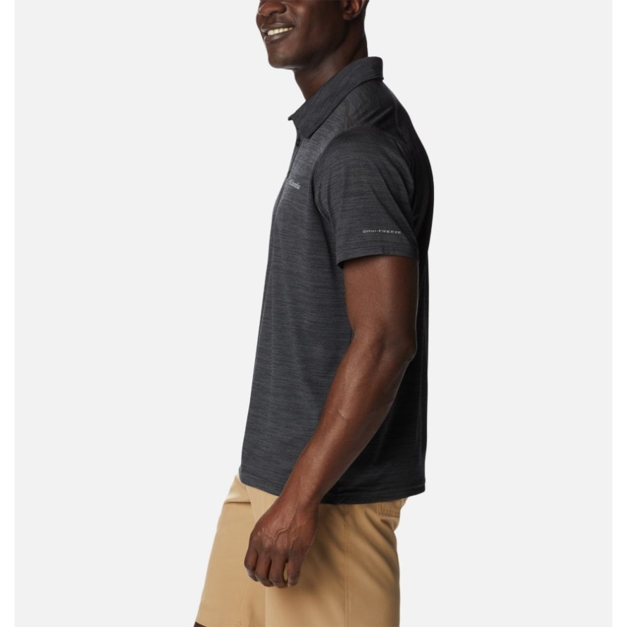 Columbia Black Heather Men's Alpine Chill Zero Polo