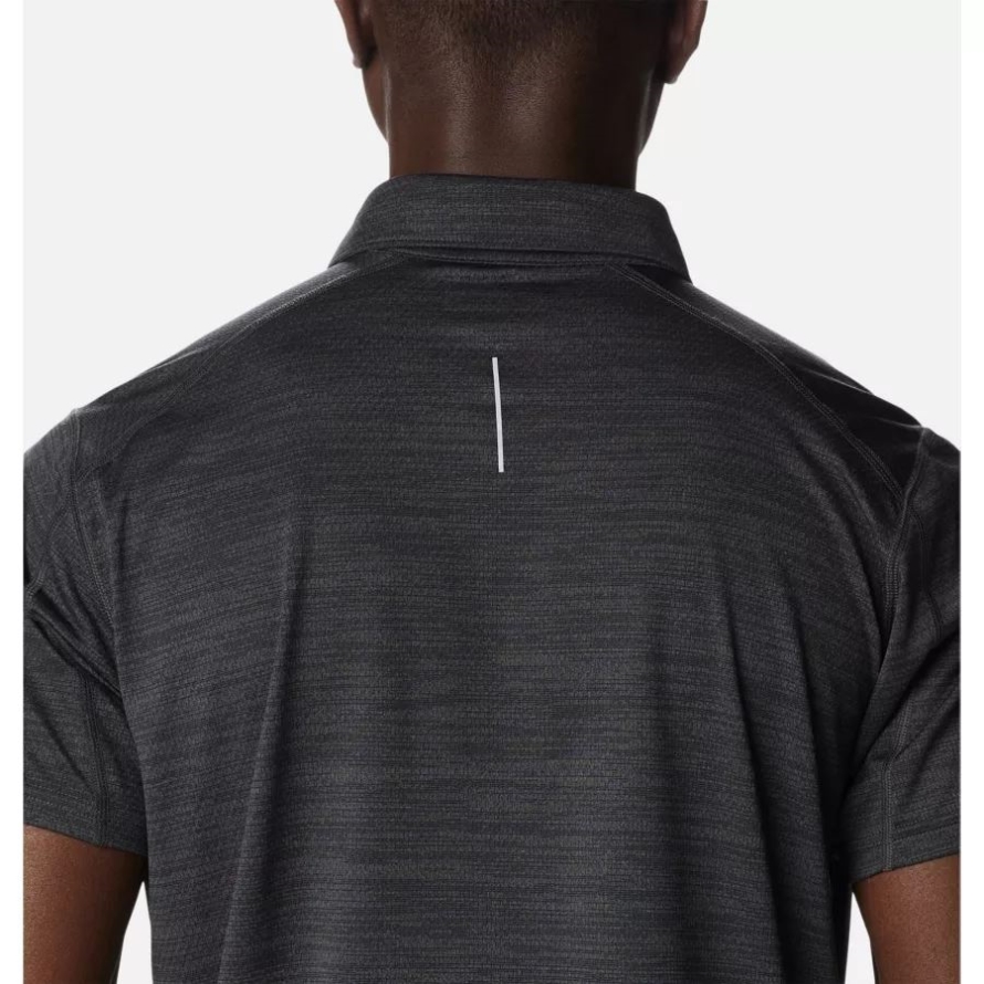 Columbia Black Heather Men's Alpine Chill Zero Polo