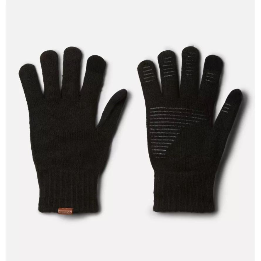 Columbia Black Heather Men's Loma Vista Knit Gloves