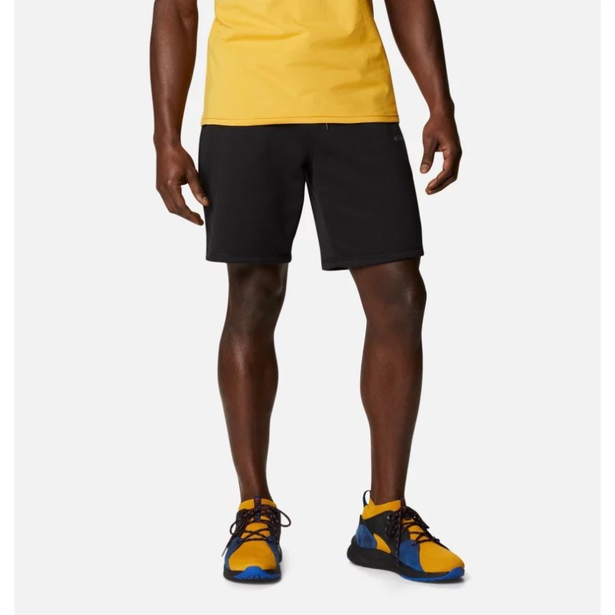Columbia Black Men's Columbia Logo Fleece Shorts