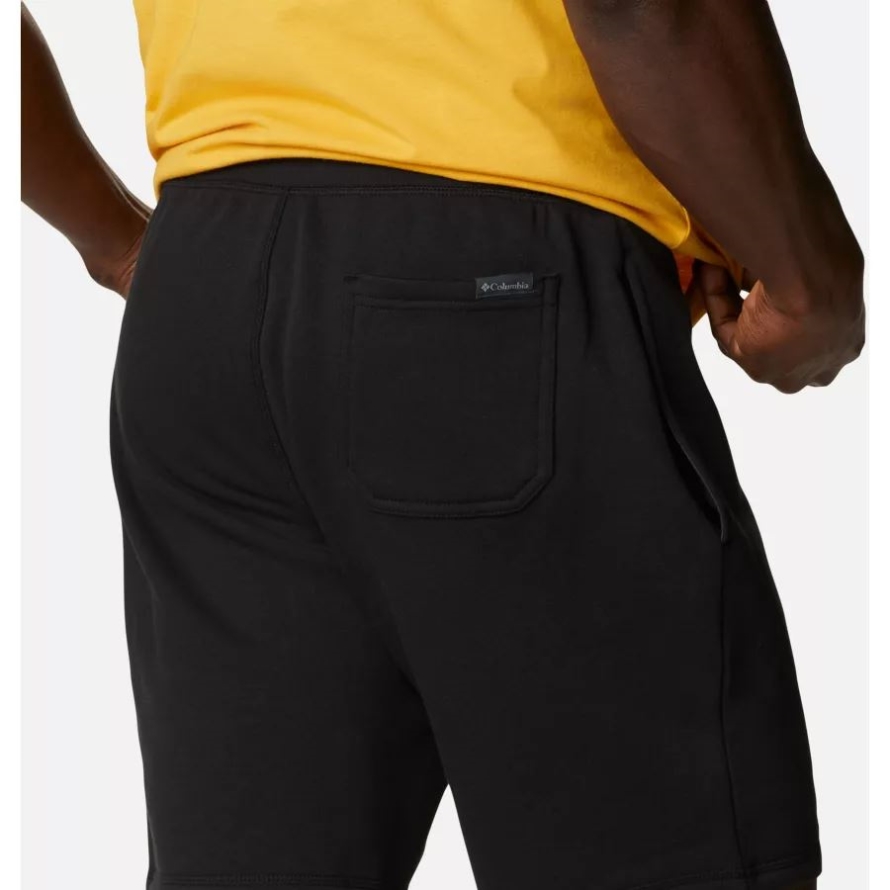 Columbia Black Men's Columbia Logo Fleece Shorts