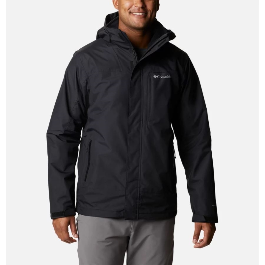 Columbia Black Men's Electric Peak 3-in-1 Interchange Walking Jacket