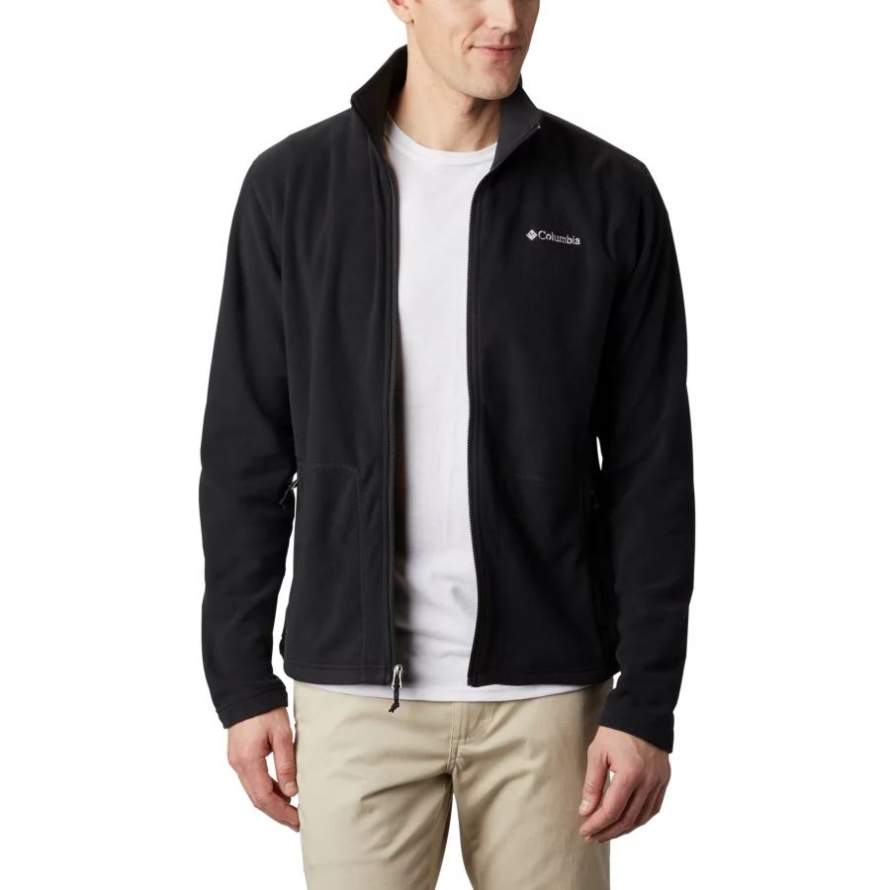Columbia Black Men's Fast Trek Light Full Zip Fleece