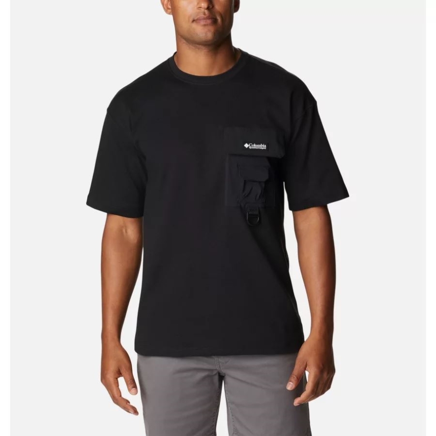 Columbia Black Men's Field Creek Casual T-Shirt
