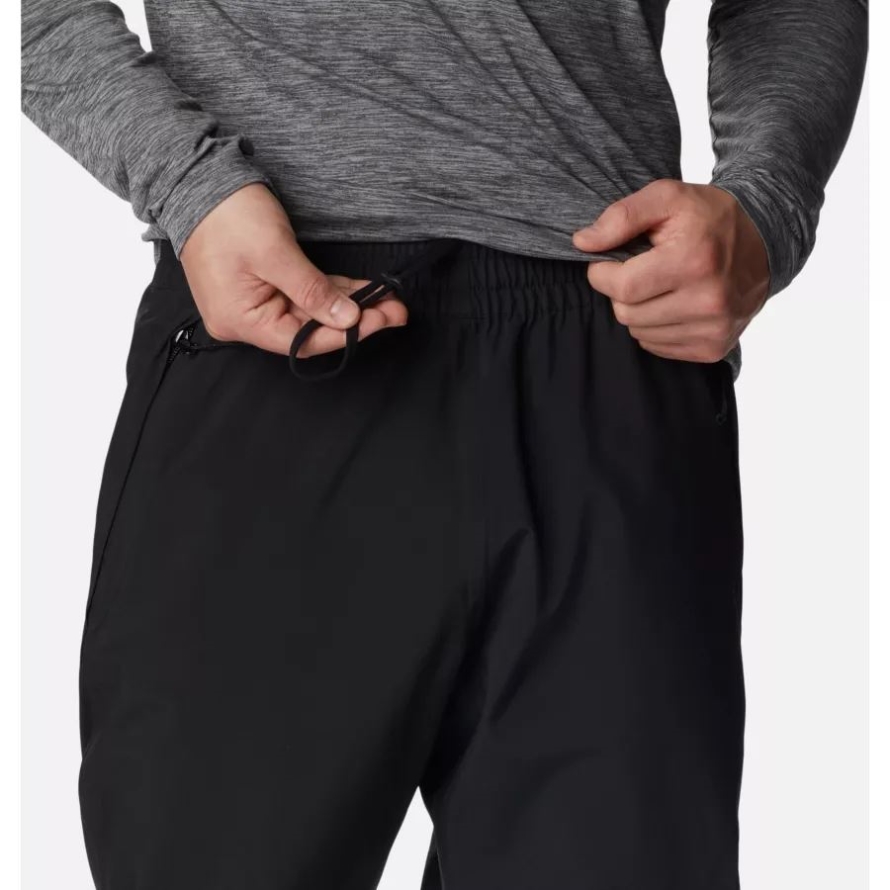 Columbia Black Men's Hazy Trail Rain Pants