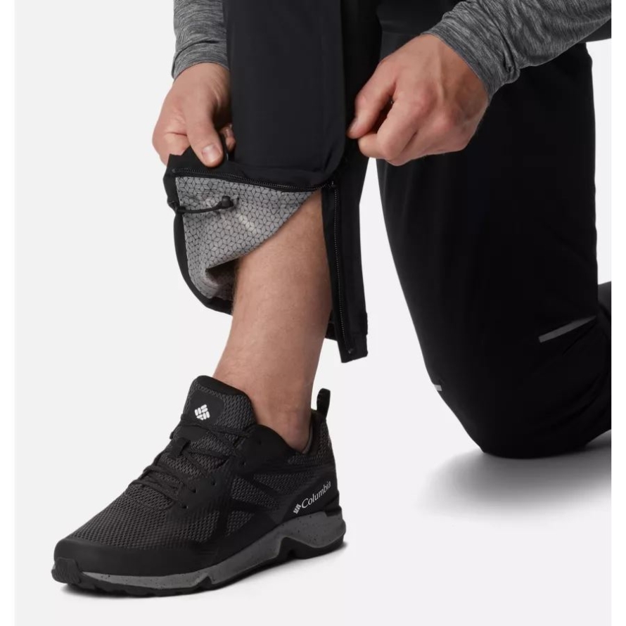 Columbia Black Men's Hazy Trail Rain Pants