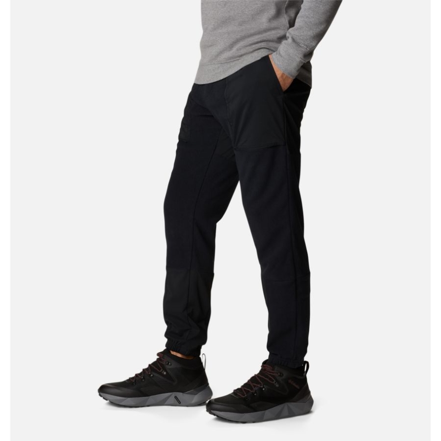 Columbia Black Men's Heritage Ridge Fleece Pants