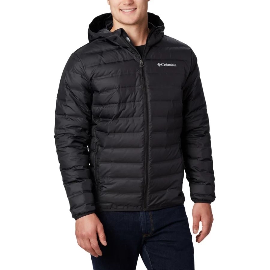 Columbia Black Men's Lake 22 Down Hooded Jacket