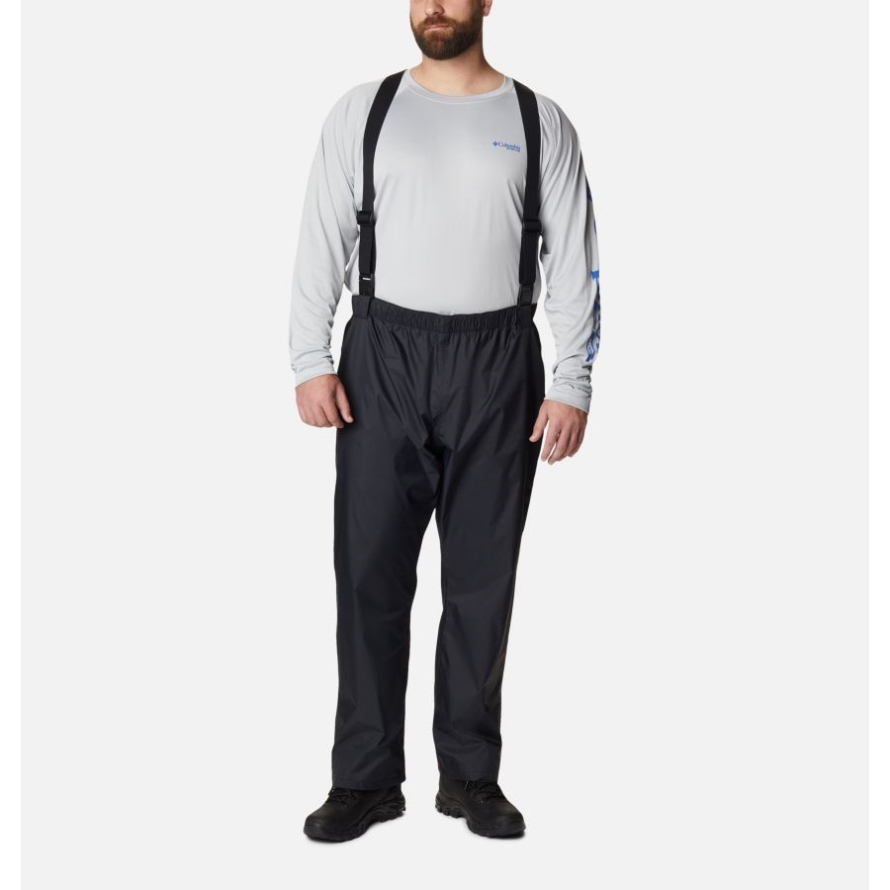 Columbia Black Men's PFG Storm Bib Pants Big