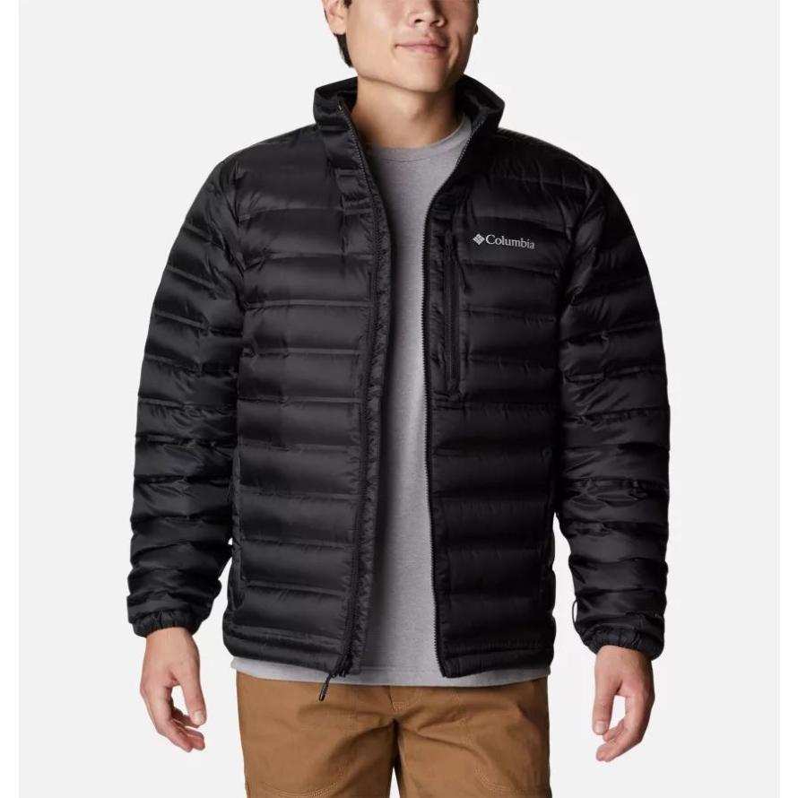 Columbia Black Men's Pebble Peak Down Jacket