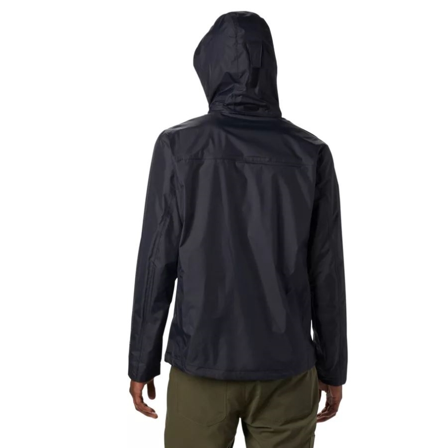 Columbia Black Men's Pouration Rain Jacket