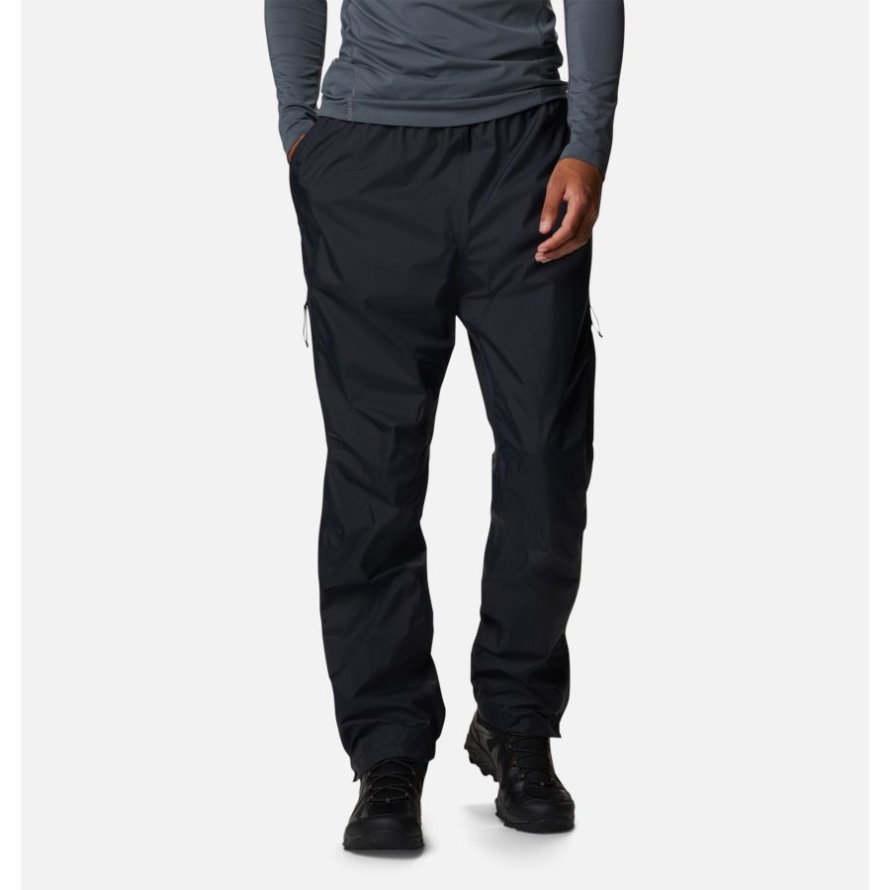 Columbia Black Men's Pouring Adventure II Waterproof Hiking Trousers