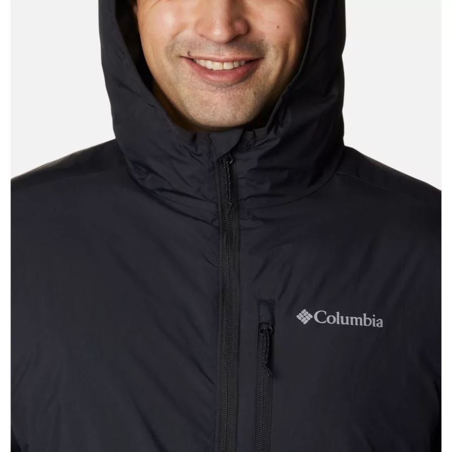 Columbia Black Men's Reno Ridge Hooded Jacket