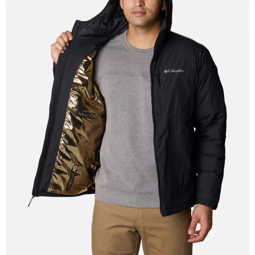 Columbia Black Men's Reno Ridge Hooded Jacket