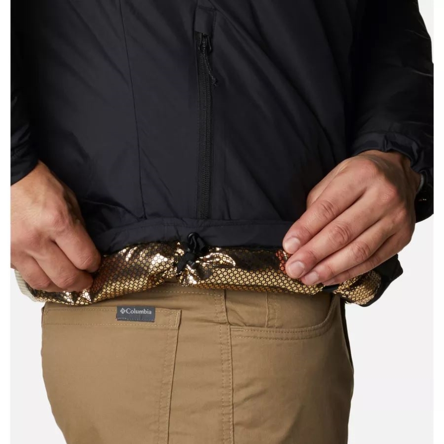 Columbia Black Men's Reno Ridge Hooded Jacket