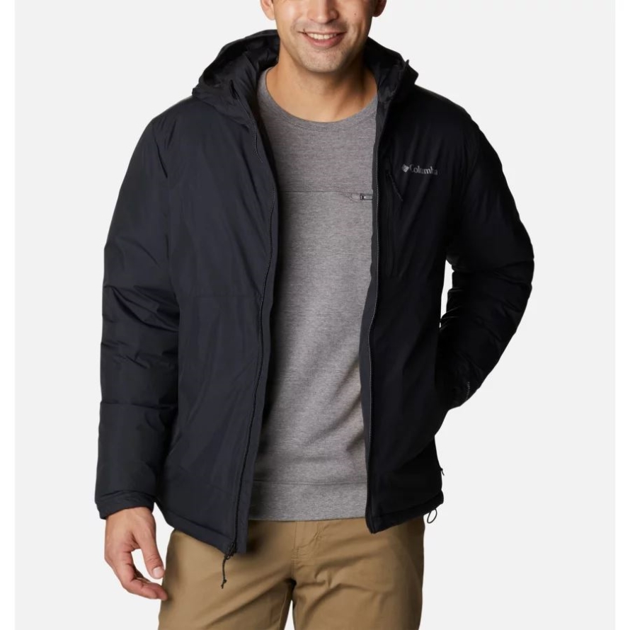 Columbia Black Men's Reno Ridge Hooded Jacket