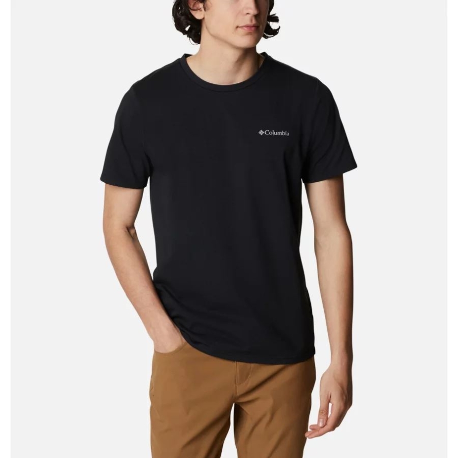 Columbia Black Men's Sun Trek Technical T-Shirt