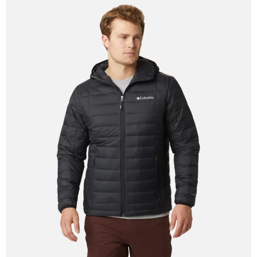 Columbia Black Men's Voodoo Falls 590 TurboDown Hooded Puffer Jacket