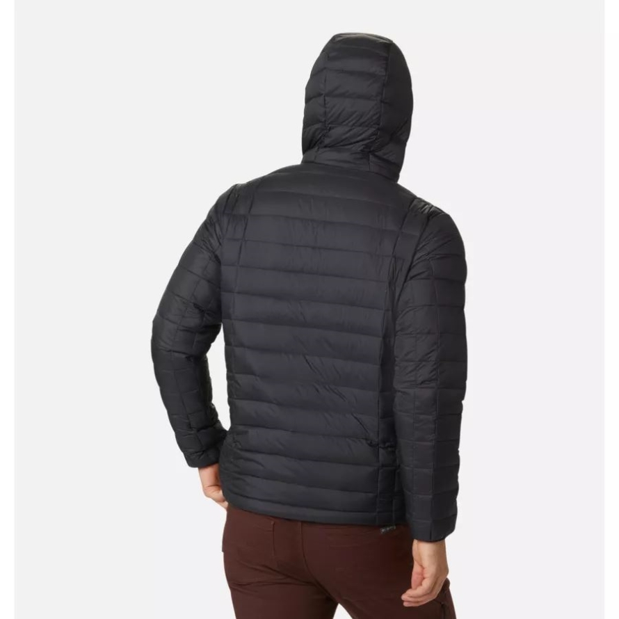 Columbia Black Men's Voodoo Falls 590 TurboDown Hooded Puffer Jacket