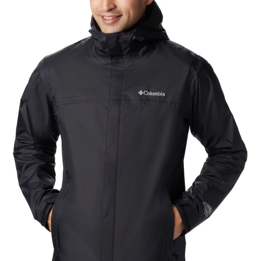 Columbia Black Men's Watertight II Rain Jacket Tall