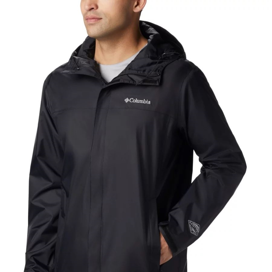 Columbia Black Men's Watertight II Rain Jacket Tall