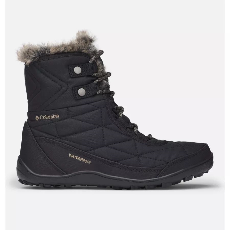Columbia Black/Pebble Women's Minx Shorty III Boot Wide