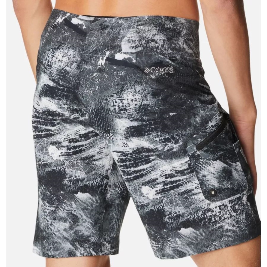 Columbia Black Realtree Horizon Men's PFG Offshore II Board Shorts