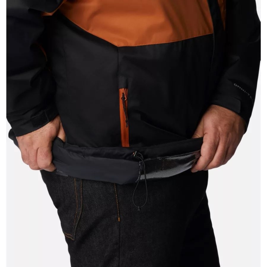 Columbia Black/Warm Copper Men's Tipton Peak II Insulated Jacket Big