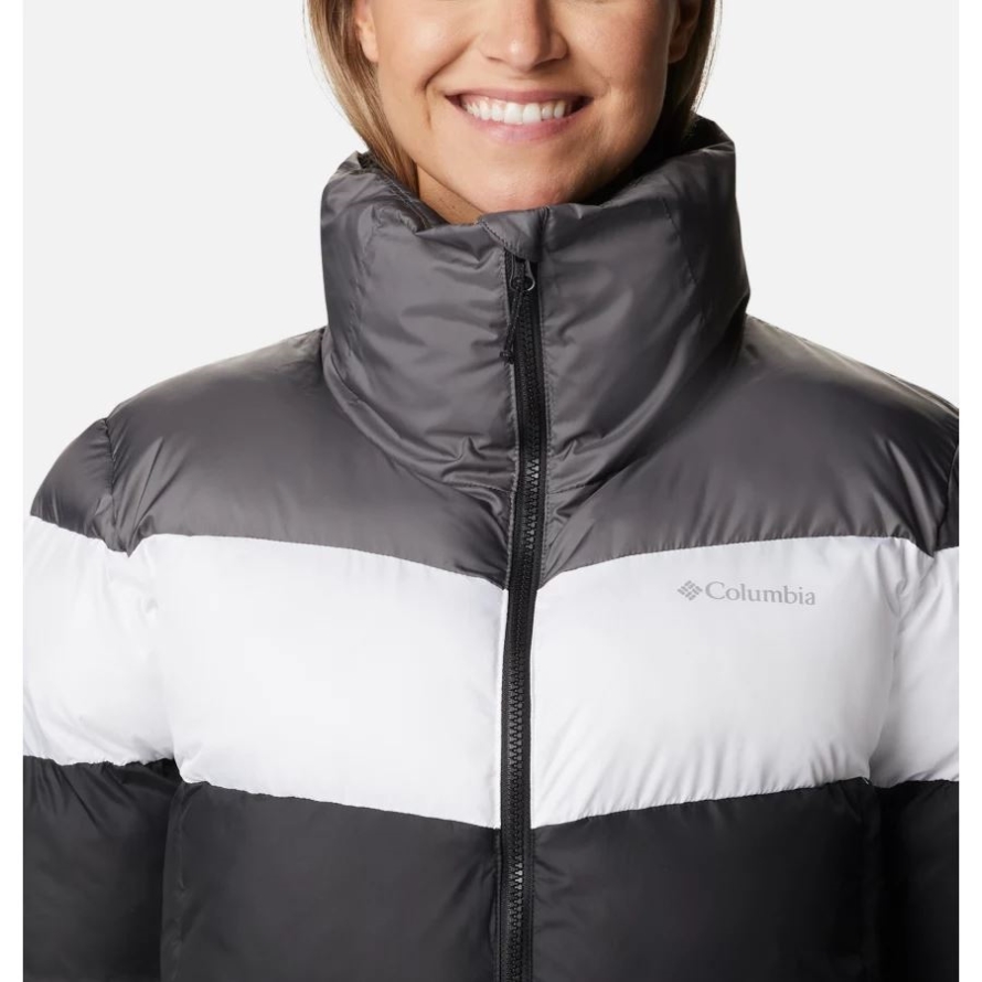 Columbia Black/White/City Grey Women's Puffect Color Blocked Jacket