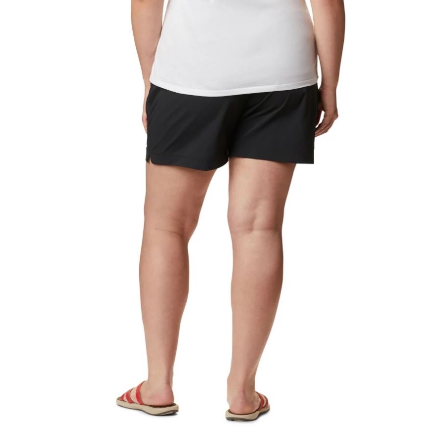 Columbia Black Women's Anytime Casual Shorts Plus Size