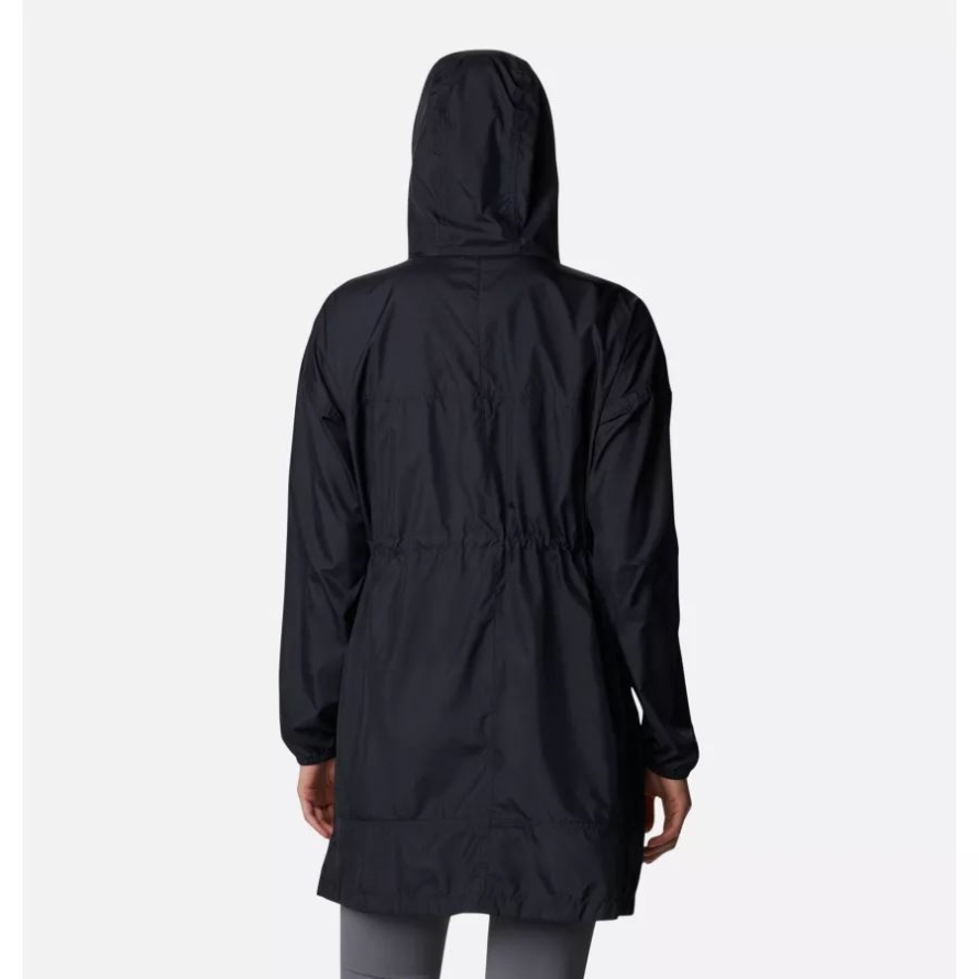 Columbia Black Women's Flash Challenger Long Windbreaker