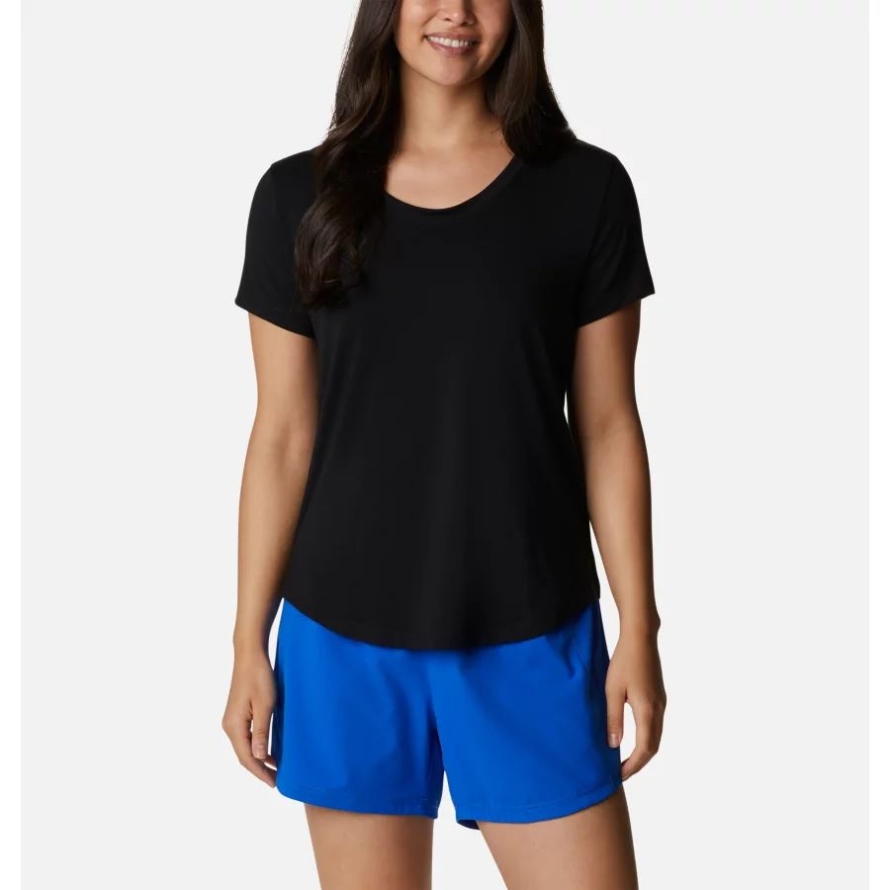 Columbia Black Women's Slack Water Knit T-Shirt II