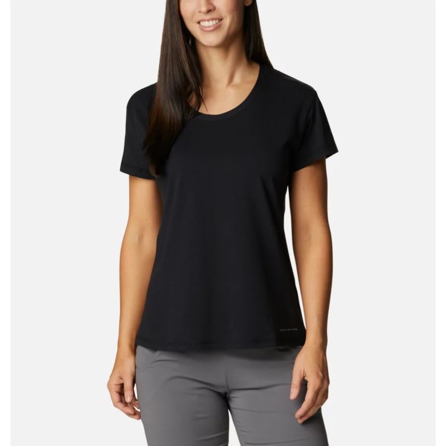 Columbia Black Women's Sun Trek T-Shirt