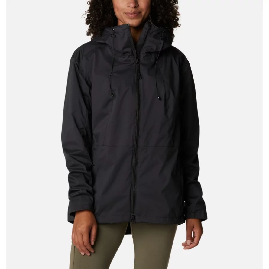 Columbia Black Women's Sunrise Ridge Waterproof Shell Jacket