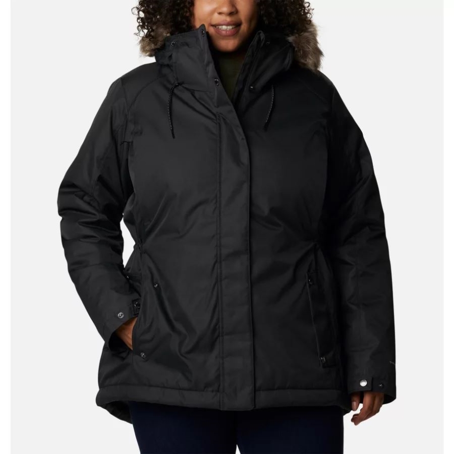 Columbia Black Women's Suttle Mountain II Insulated Jacket Plus Size