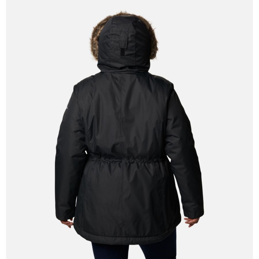 Columbia Black Women's Suttle Mountain II Insulated Jacket Plus Size
