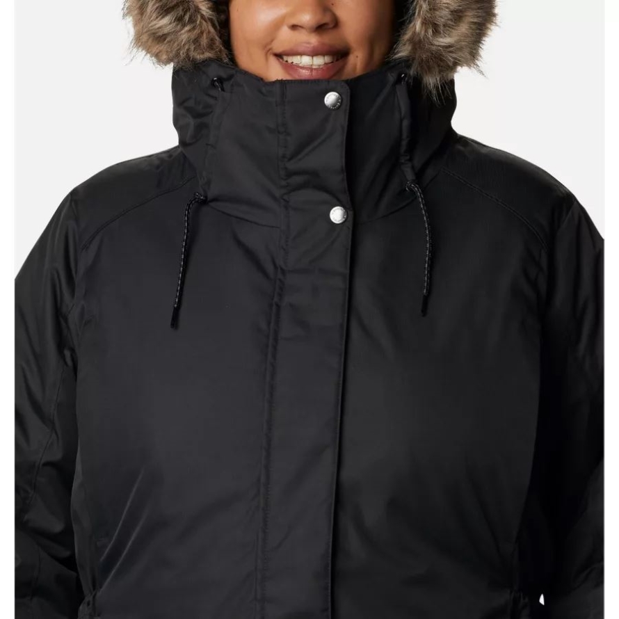 Columbia Black Women's Suttle Mountain II Insulated Jacket Plus Size