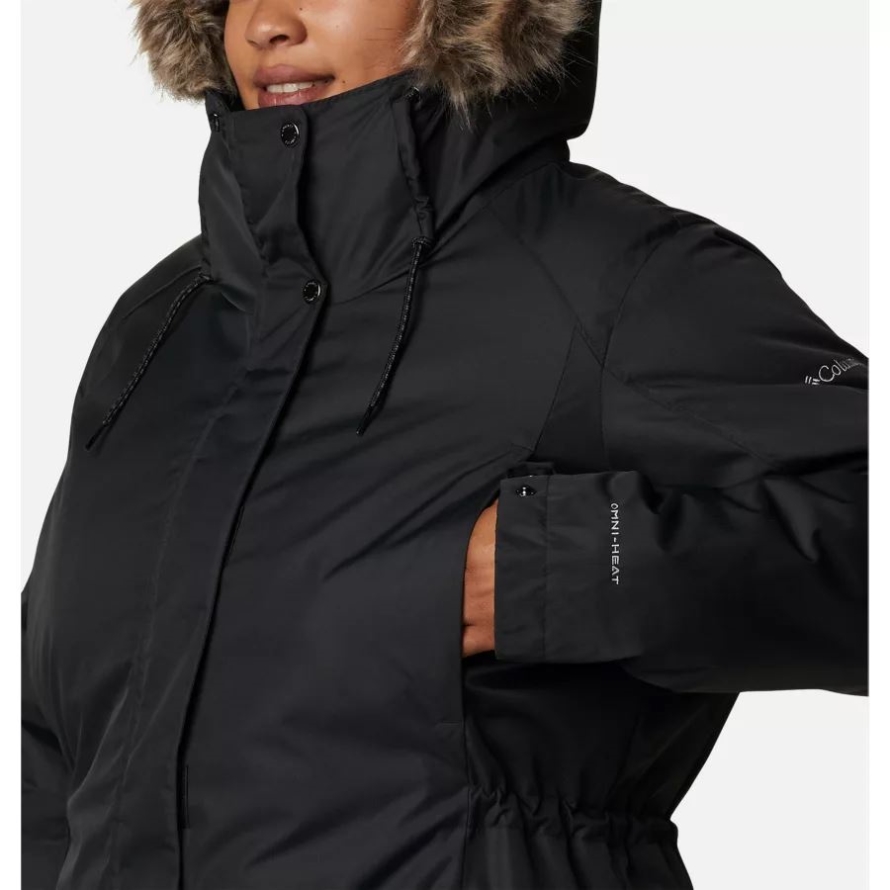 Columbia Black Women's Suttle Mountain II Insulated Jacket Plus Size