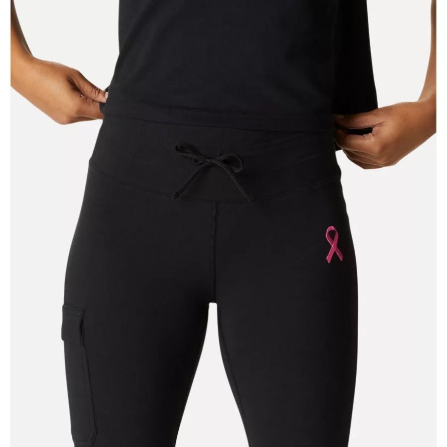 Columbia Black Women's Tested Tough In Pink Leggings