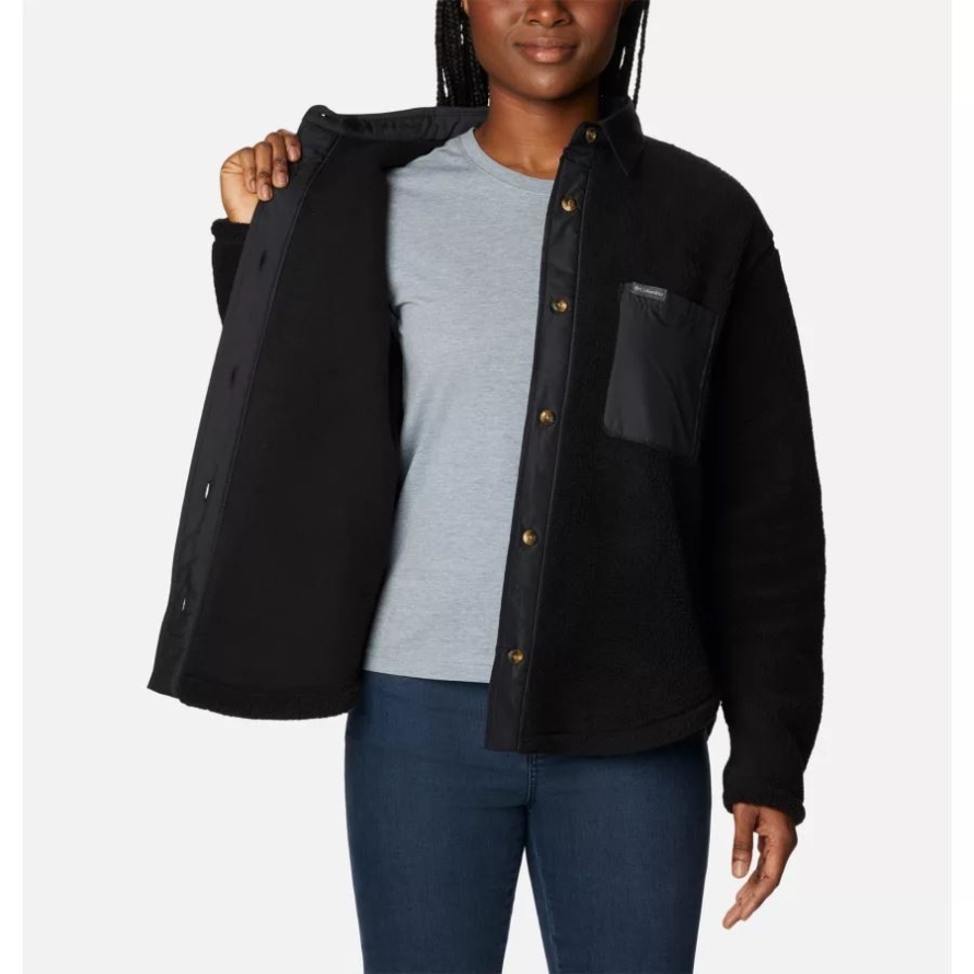 Columbia Black Women's West Bend Shirt Jacket