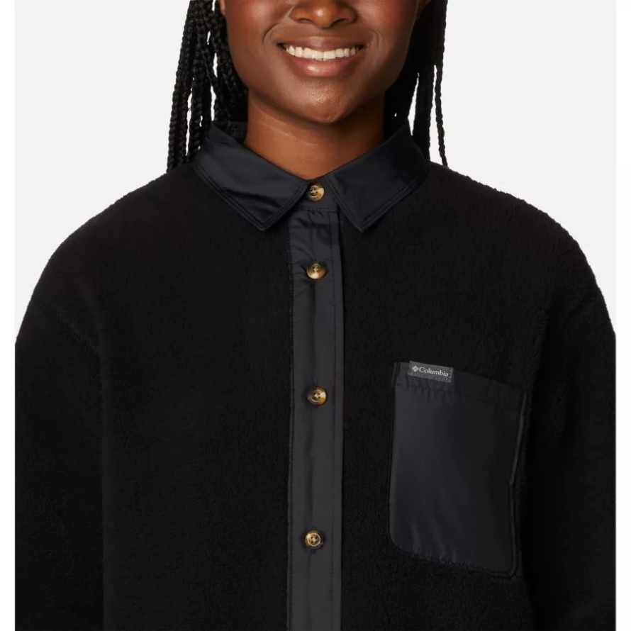 Columbia Black Women's West Bend Shirt Jacket
