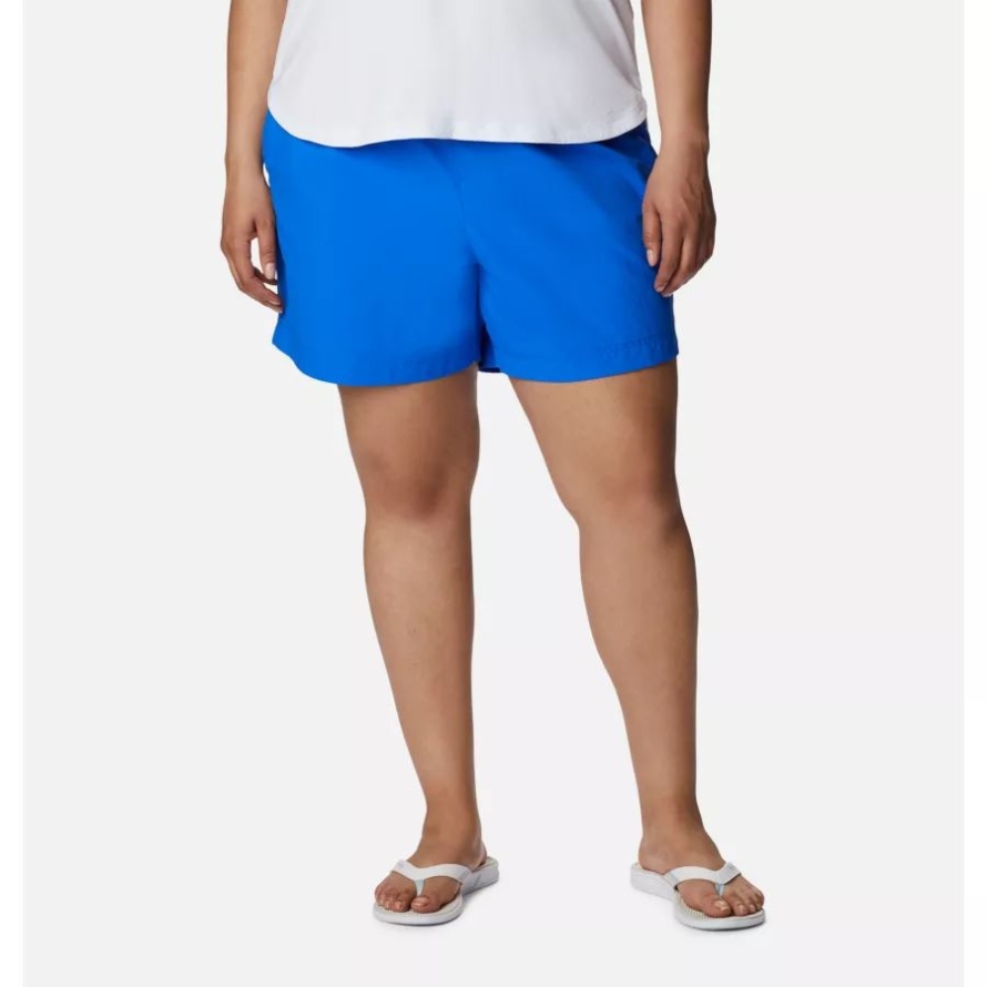 Columbia Blue Macaw Women's PFG Backcast Water Shorts Plus Size
