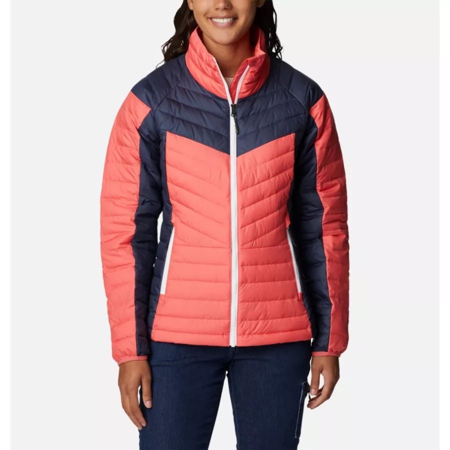 Columbia Blush Pink/Nocturnal Women's Powder Lite II Full Zip Jacket
