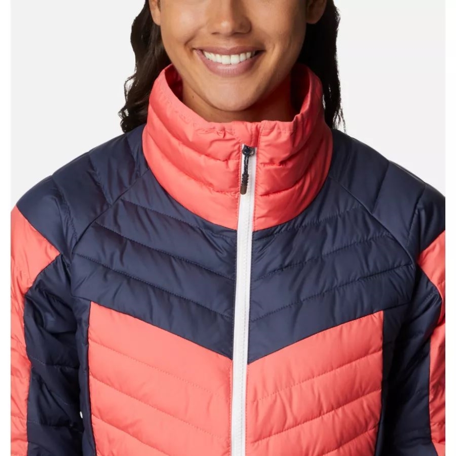 Columbia Blush Pink/Nocturnal Women's Powder Lite II Full Zip Jacket