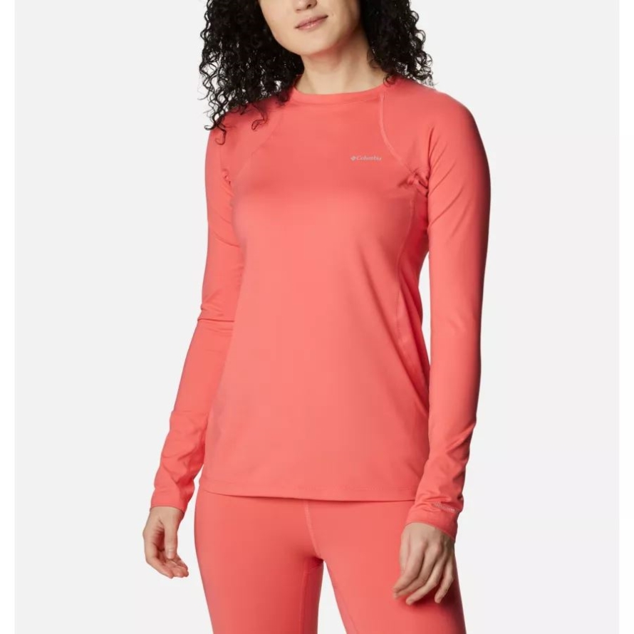 Columbia Blush Pink Women's Omni-Heat Midweight Baselayer Crew