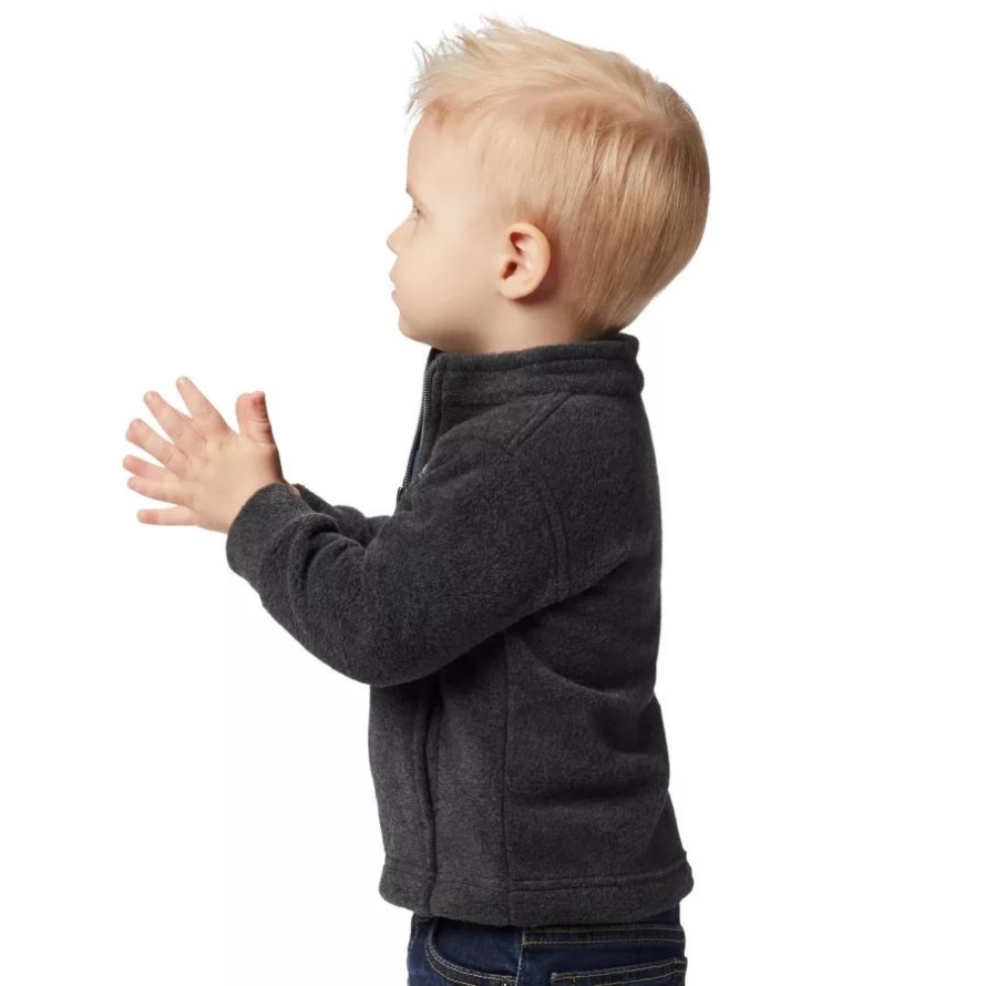 Columbia Boys' Infant Steens Mountain II Fleece Jacket Charcoal Heather