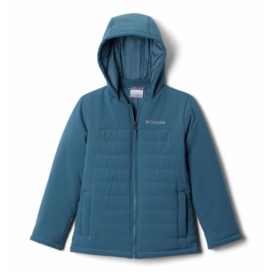 Columbia Boys' Outdoor Bound 4-Way Stretch Jacket Blue Heron