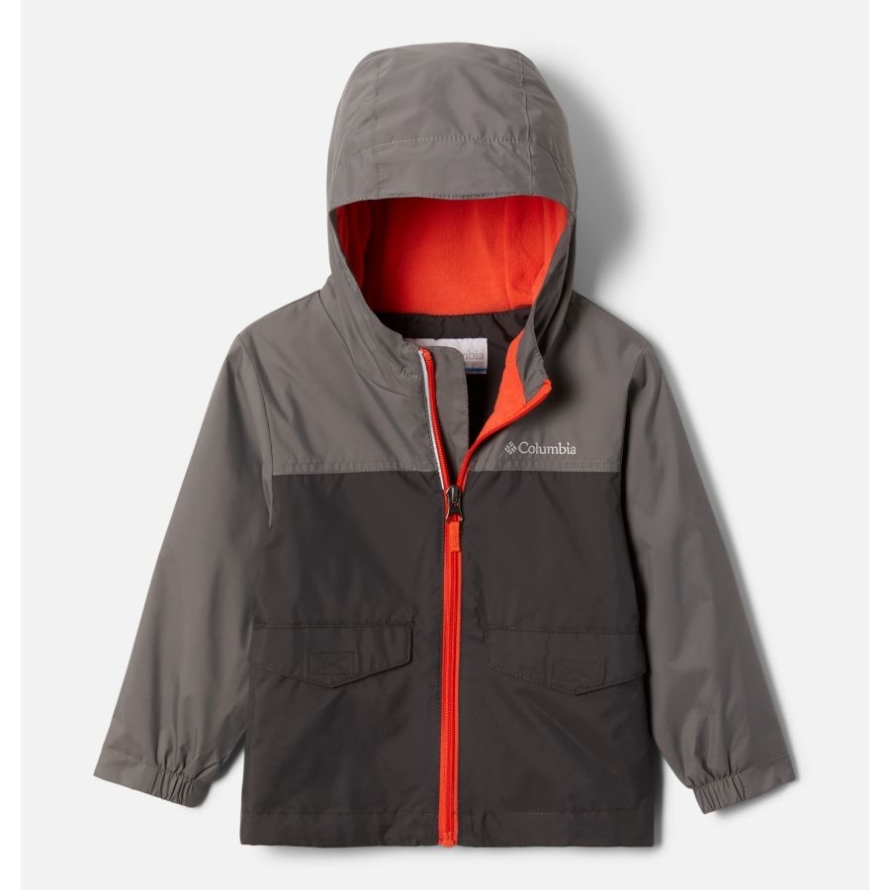 Columbia Boys' Toddler Rain-Zilla Jacket Shark/City Grey